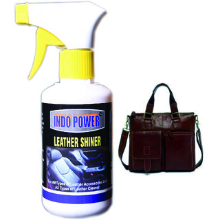 Indo Power Leather Shiner Gun 250Ml. Indo Power Leather Shiner Gun 250Ml.