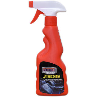 Indo Power Leather Shiner Spray 250Ml. Indo Power Leather Shiner Spray 250Ml.