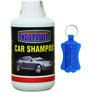                      Indo Power Car Shampoo 250Ml.+Your Free Gift Package With This Products  Rubber Keyring (Send Any Available Color One Pic).                                              