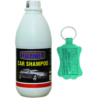                       Indo Power Car Shampoo 500Ml.+Your Free Gift Package With This Products  Rubber Keyring (Send Any Available Color One Pic).                                              