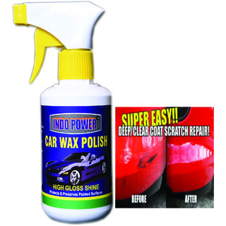                       Indo Power Car Wax Polish Gune 250Ml.                                              