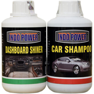 Indo Power Car Shampoo 250Ml. + Dashboard Shiner 250Ml. Indo Power Car Shampoo 250Ml. + Dashboard Shiner 250Ml.