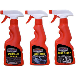 Indo Power Leather Shiner Spray 250Ml.+Dashboard Shiner Spray 250Ml.+Tyre Shiner Spray 250Ml. Indo Power Leather Shiner Spray 250Ml.+Dashboard Shiner Spray 250Ml.+Tyre Shiner Spray 250Ml.