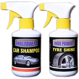                       Indo Power Tyre Shiner Gun 250Ml.+Car Shampoo Gun 250Ml.                                              