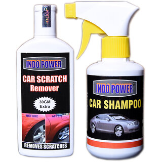                      Indo Power Scratch Remover 100Gm.+Car Shampoo Gun 250Ml.                                              