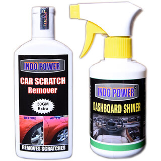                       Indo Power Dashboard Shiner Gun 250Ml.+Scratch Remover 100Gm.                                              