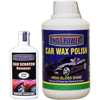 Indo Power Car Wax Polish 250Gm+ Scratch Remover 100Gm. Indo Power Car Wax Polish 250Gm+ Scratch Remover 100Gm.