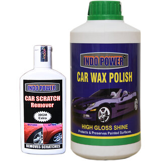 Indo Power Car Wax Polish 1 Kg.+ Scratch Remover 100Gm. Indo Power Car Wax Polish 1 Kg.+ Scratch Remover 100Gm.