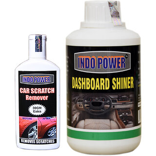                       Indo Power Dashboard Shiner 250Ml+ Scratch Remover 100Gm.                                              