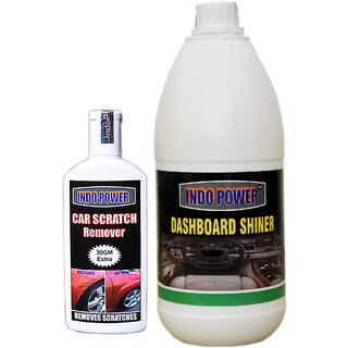 Indo Power Dashboard Shiner 1Ltr+ Scratch Remover 100Gm. Indo Power Dashboard Shiner 1Ltr+ Scratch Remover 100Gm.