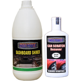 Indo Power Dashboard Shiner 1Ltr+ Scratch Remover 200Gm. Indo Power Dashboard Shiner 1Ltr+ Scratch Remover 200Gm.
