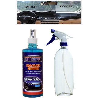 Indo Power Car Glass Cleaner 500Ml. + Multipurpose Car Wash Bottle Blue Nozzle Spray . Indo Power Car Glass Cleaner 500Ml. + Multipurpose Car Wash Bottle Blue Nozzle Spray .