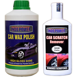 Indo Power Car Wax Polish 1 Kg.+ Scratch Remover 200Gm. Indo Power Car Wax Polish 1 Kg.+ Scratch Remover 200Gm.