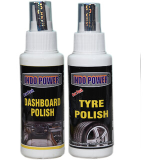 Indo Power Dashboad Polish 100Ml.+Tyre Polish 100Ml. Indo Power Dashboad Polish 100Ml.+Tyre Polish 100Ml.