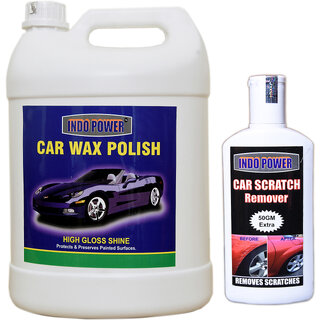 Indo Power Car Wax Polish 5 Kg.+ Scratch Remover 200Gm. Indo Power Car Wax Polish 5 Kg.+ Scratch Remover 200Gm.