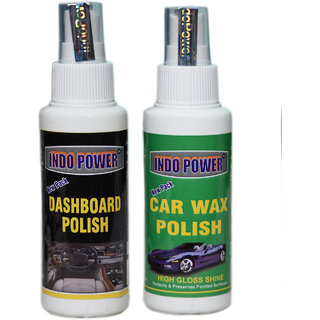 Indo Power Dashboad Polish 100Ml.+Car Wax Polish 100Ml. Indo Power Dashboad Polish 100Ml.+Car Wax Polish 100Ml.