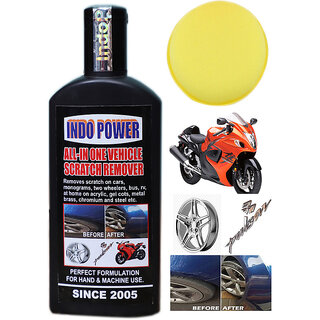                       Indo Power All In One Vehicle  Scratch Remover 100Ml.+ One Foam Applicator Pad.                                              