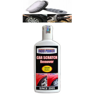 Indo Power Car Scratch Remover 100Gm(Not For Dent & Deep Scratches)+All Tyre Cleaning Brush Indo Power Car Scratch Remover 100Gm(Not For Dent & Deep Scratches)+All Tyre Cleaning Brush