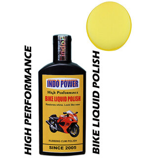                       Indo Power Bike Liquid Polish( High Performance) 100Ml.+ One Foam Applicator Pad.                                              