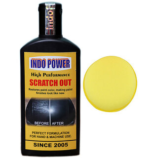                       Indo Power Scratch Out ( High Performance) 100Ml.+ One Foam Applicator Pad.                                              