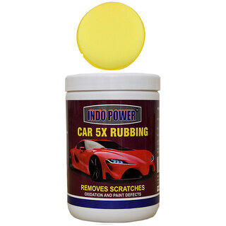                       Indo Power Car Wax 5X Rubbing  1 Kg.+ One Foam Applicator Pad.                                              