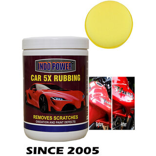 Indo Power Car Wax 5X Rubbing 1 Kg.+ One Foam Applicator Pad. Indo Power Car Wax 5X Rubbing 1 Kg.+ One Foam Applicator Pad.