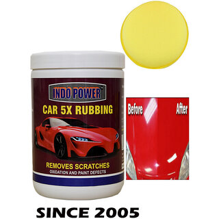                       Indo Power Car Wax 5X Rubbing  1 Kg.+ One Foam Applicator Pad.                                              