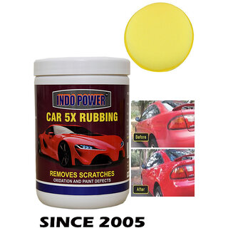                       Indo Power Car Wax 5X Rubbing  1 Kg.+ One Foam Applicator Pad.                                              