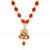 Rudraksha trishul Damru om nam shiv mala pendant chain for men [VFJ1357PG-RUDRA ]