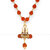 Rudraksha trishul Damru om nam shiv mala pendant chain for men [VFJ1358PG-RUDRA ]