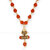 Rudraksha trishul Damru om nam shiv mala pendant chain for men [VFJ1360PG-RUDRA ]