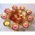 A F Decor Metal Bowl Shaped Urli for Diwali Home Dcor Gifting Showpiece 11 inches