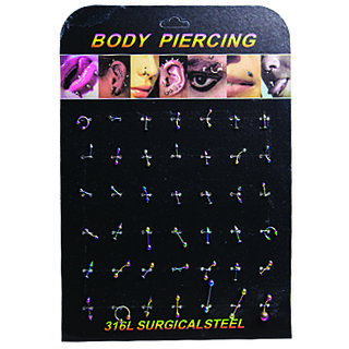                       Mumbai Tattoo Body Piercing Chart - Multicolor                                              