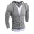 ROARERS Men's Silver Hooded T-Shirt