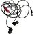 Walta Zinc  Earphone Plastic Black  Speaker Size 10Mm