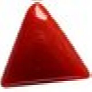                       Kesar Zems 9 Ratti Created Munga Triangle Shaped Faceted Gemstone Red Coral Original Certified Gemstone For Unisex                                              