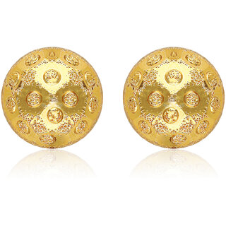                       Beautiful Earrings Feminine Glittering   Screw back stud earring for Women and Girls VFJ1497ERG                                              