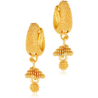                       Everyday wear   Bali jhumka, Hoop Earring, Dangle Earring, Earring for Women and Girls VFJ1504ERG                                              