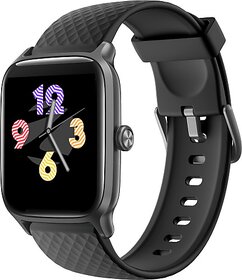 ZEBRONICS Zeb-Fit Me Smartwatch (Black Strap,  Size)#JustHere