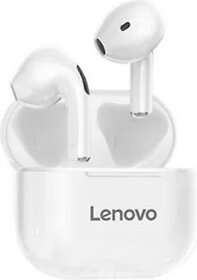 Lenovo LP40 Bluetooth Headset (White, True Wireless)