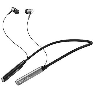                       ZEBRONICS ZEB-LARK Bluetooth Headset (Metalic Black, In the Ear)                                              
