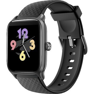 ZEBRONICS Zeb-Fit Me Smartwatch (Black Strap,  Size)#JustHere