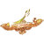 Trendchicks stone work hair back clip for Women  Girls
