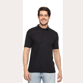 Perfect Fashion Mens Black Polo Tshirt for casual wear