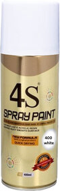 4S Spray Paint (White-400) 400ml 1 Pcs