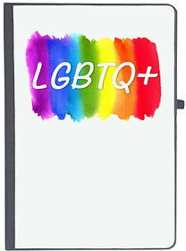 UDNAG Ruled Notebook Diary 'LGBTQ+ | LGBTQ', [A5 80Pages 80GSM]