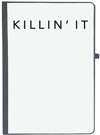 UDNAG Ruled Notebook Diary 'KILLIN ' IT', [A5 80Pages 80GSM]