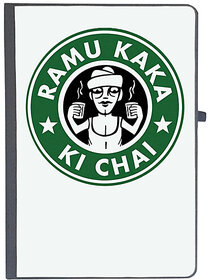 UDNAG Ruled Notebook Diary 'Chai | Ramu Kaka Ki Chai', [A5 80Pages 80GSM]