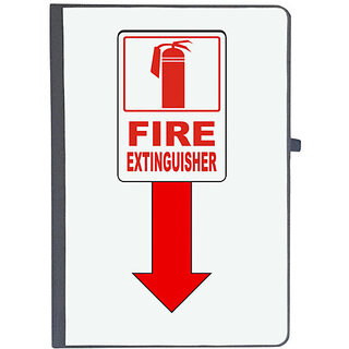 UDNAG Ruled Notebook Diary 'Fire Extinguisher', [A5 80Pages 80GSM]