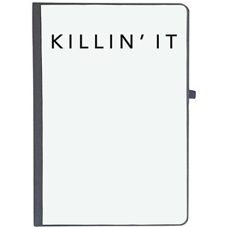 UDNAG Ruled Notebook Diary 'KILLIN ' IT', [A5 80Pages 80GSM]